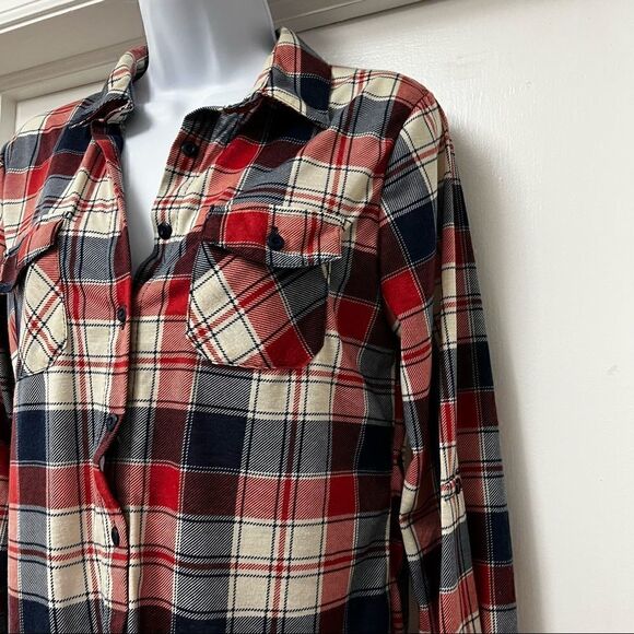 PLAID FLANNEL! size M Rue 21 EUC, worn once - Picture 6 of 12
